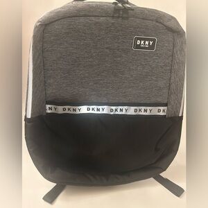 DKNY Charcoal and Black Men's Backpack